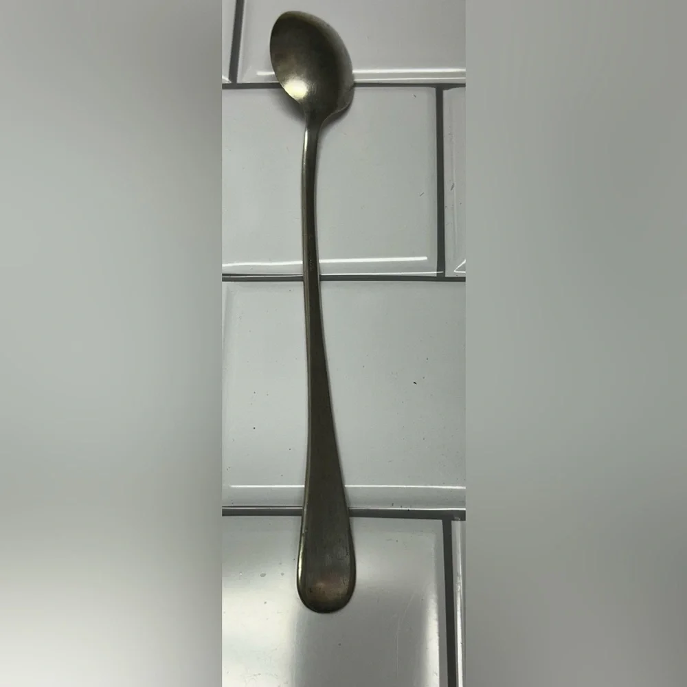 Vintage E.P.N.S. & E.S.CO. Silver Plated Iced Tea Dessert Spoon Long